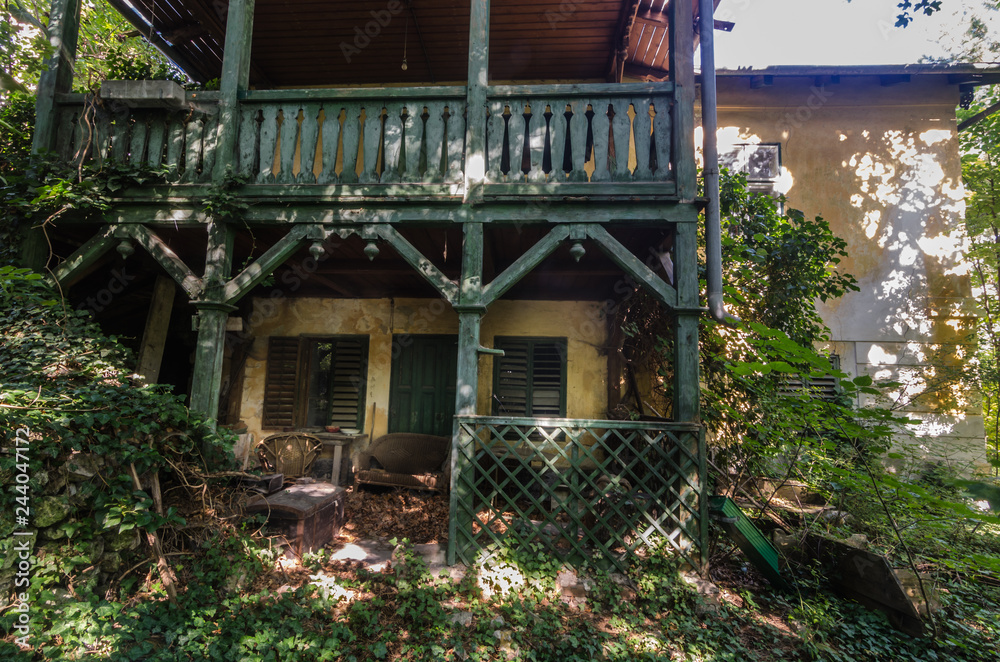 terasse aus holz einer villa terasse aus holz einer villa