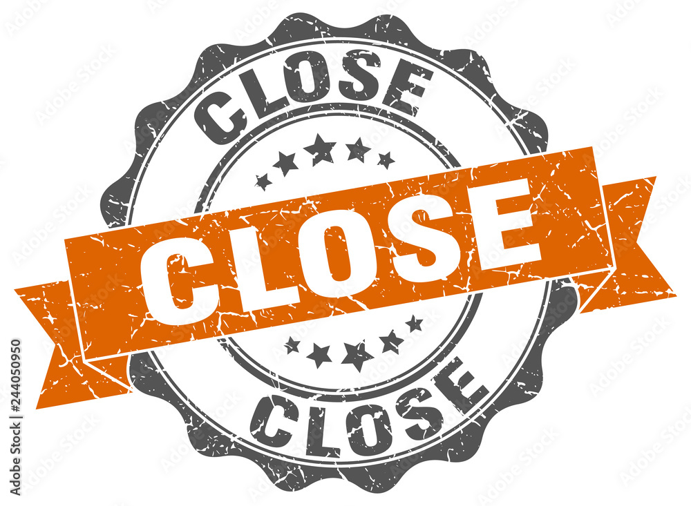 Obraz premium close stamp. sign. seal