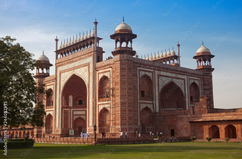 gate to Taj Mahal complex, India