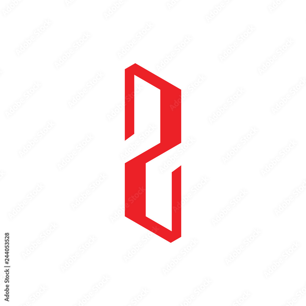 abstract letter z geometric logo vector abstract letter z geometric logo vector