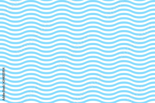 Wave pattern abstract seamless with blue and white color wave background. Stripes design vector illustration.
