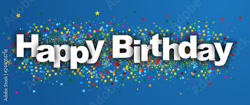 Obraz na płótnie happy birthday