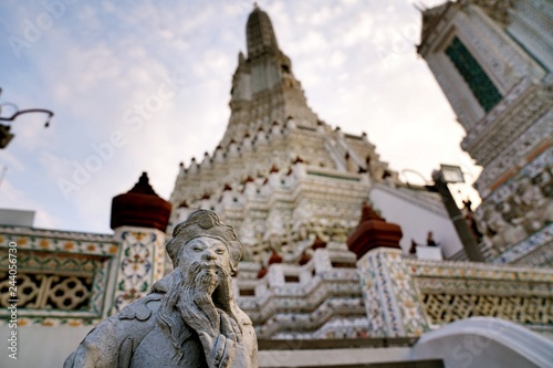 wat arun as a famous landmark in Bangkok  Thailand