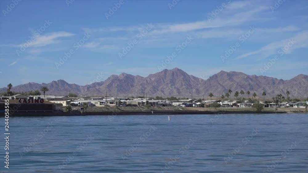Approaching Havasu Lake casino, California, USA Approaching Havasu Lake casino, California, USA