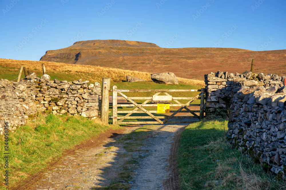 A Circular walk to Ingleborough and Whernsin the Yorkshire Dales. Head along Southerscales Scars and Humphrey Bottom two of the  3 Peaks challenge.