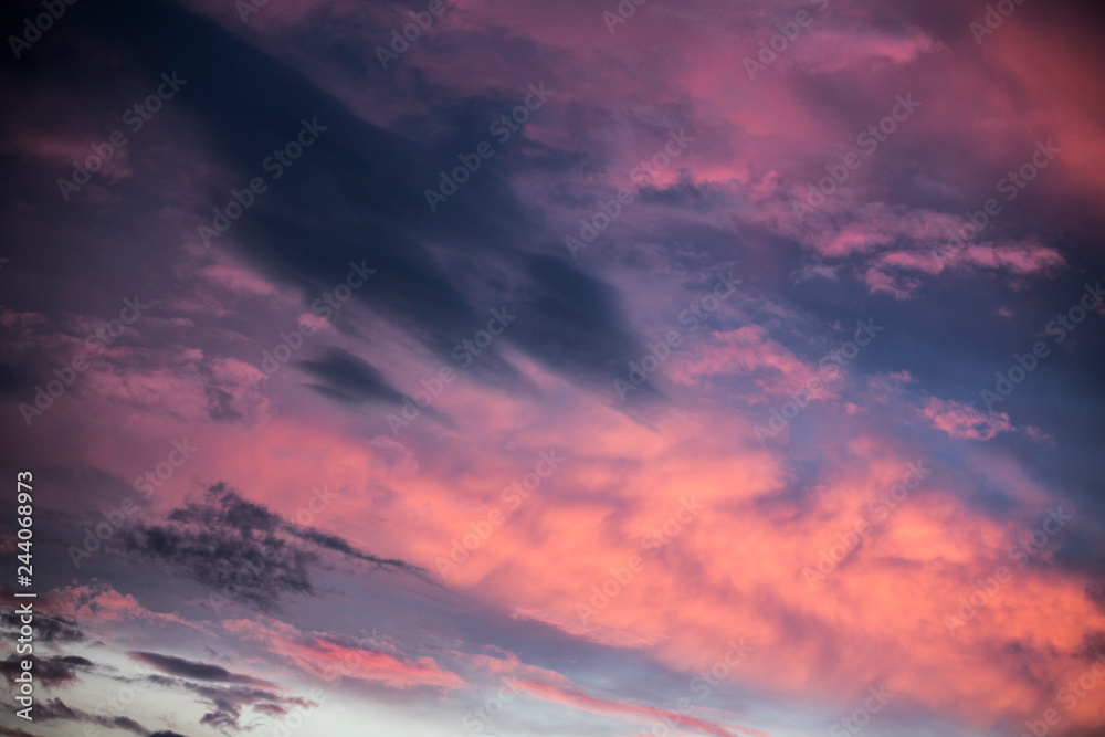 Obraz premium dramatic sky with clouds