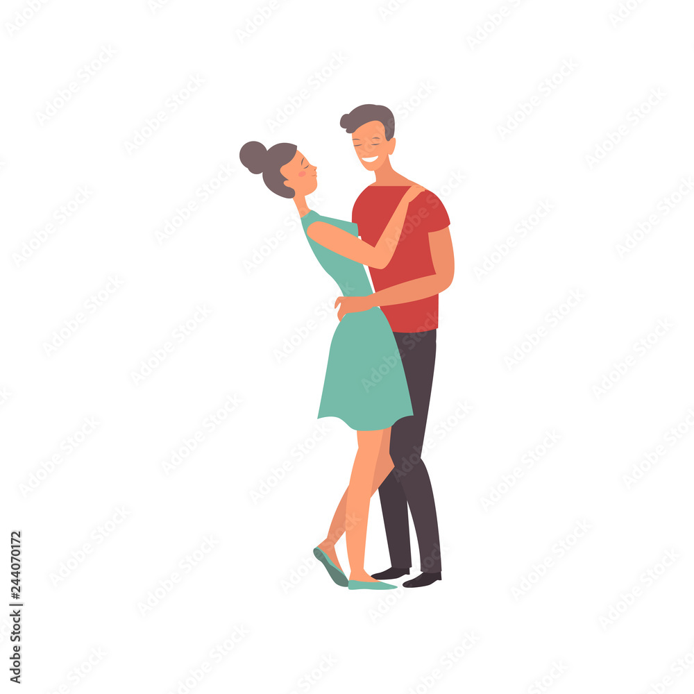 Happy loving couple young boyfriend and girlfriend having a date together. Happy loving couple young boyfriend and girlfriend having a date together.
