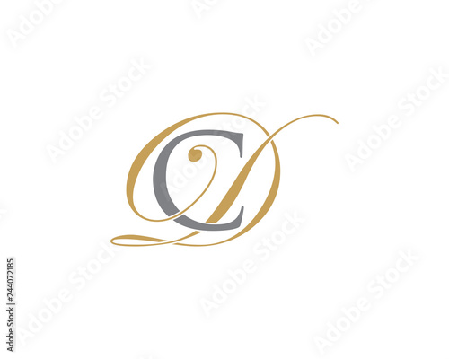 CD DC Letter Logo Icon 002