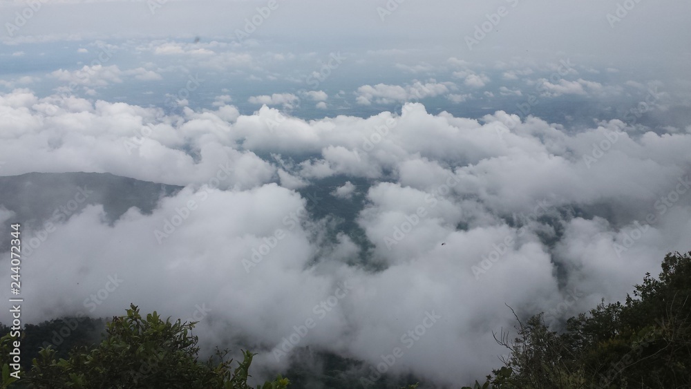 clouds in the sky