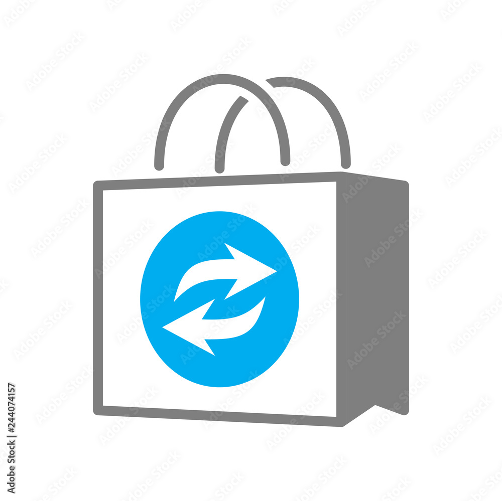 Online shopping bag icon on white background for graphic and web design, Modern simple vector sign. Internet concept. Trendy symbol for website design web button or mobile app Online shopping bag icon on white background for graphic and web design, Modern simple vector sign. Internet concept. Trendy symbol for website design web button or mobile app
