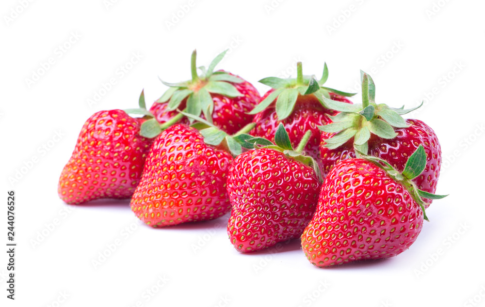 Strawberry isolated on white background. Clipping Path Strawberry isolated on white background. Clipping Path