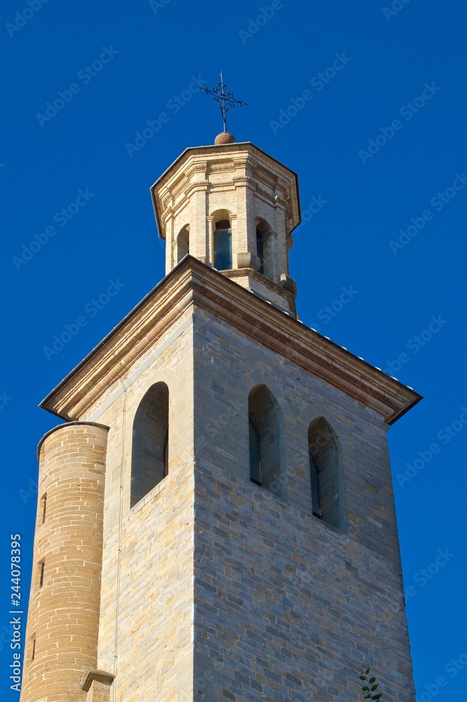 The 13th-century church of San Saturnino (or San Cernin), the patron saint of Pamplona in Pamplona, Spain