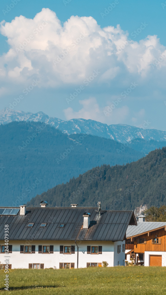 Smartphone HD wallpaper of beautiful view near Berchtesgaden - Bavaria - Germany