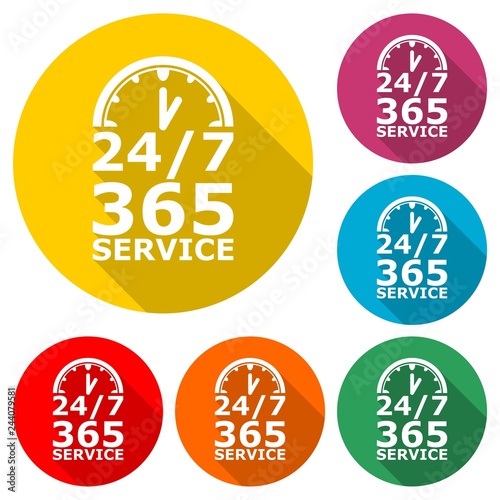 Open 24 7 365 24 7 365 Icon Or Logo Color Set With Long Shadow Stock Illustration Adobe Stock Open 24 7 365 24 7 365 Icon Or Logo Color Set With Long Shadow Stock Illustration Adobe Stock