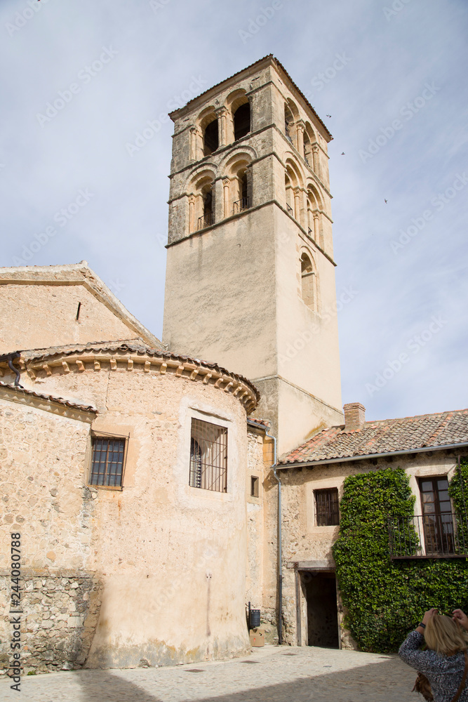 church  (Saint John) in Pedraza, Segovia (Spain).