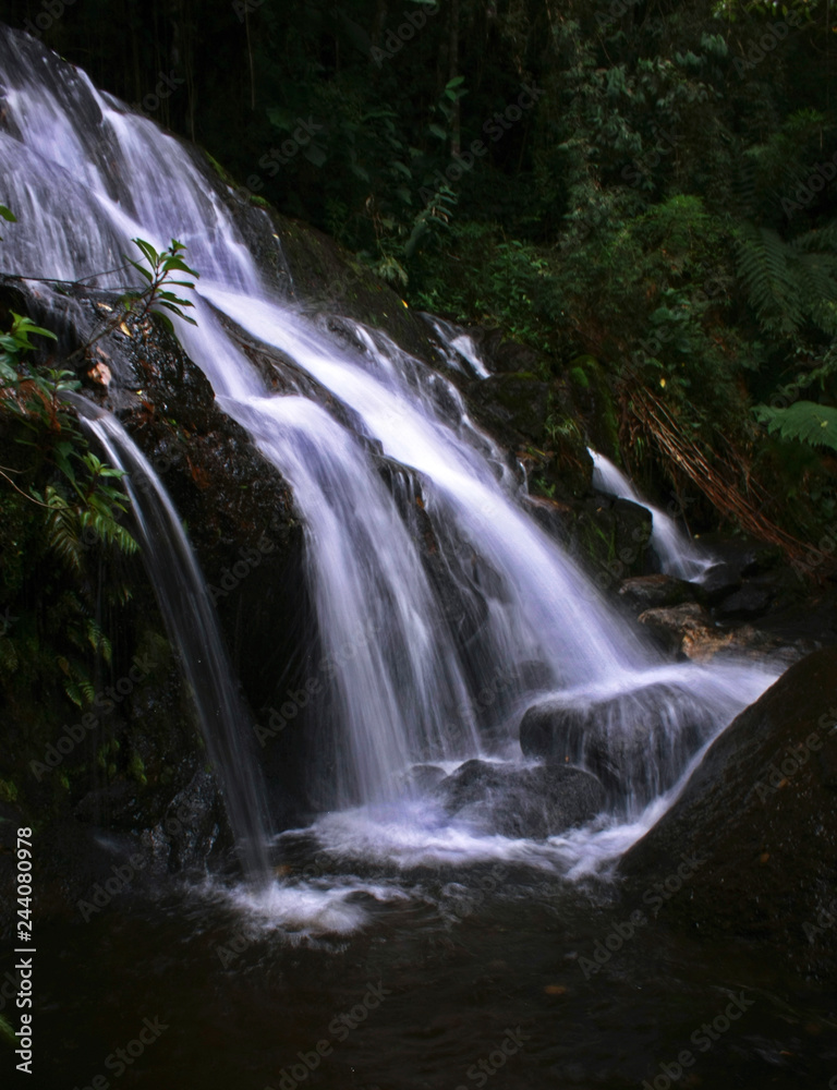 Fototapeta premium Brazilian waterfalls in Minas Gerais river cascades