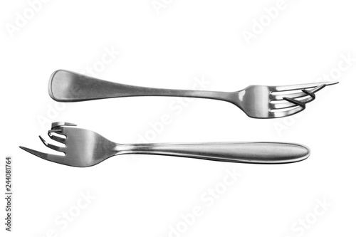 Fototapeta Bent Forks