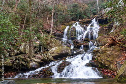 Catawba Falls, North Carolina, Great Smoky Mountains National Park photo