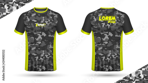 Football shirt template