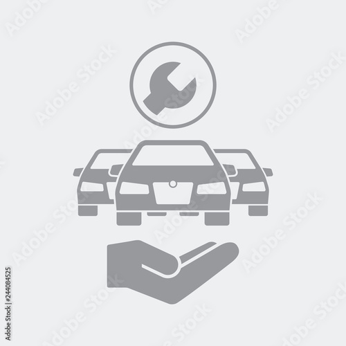 Car assistance service icon