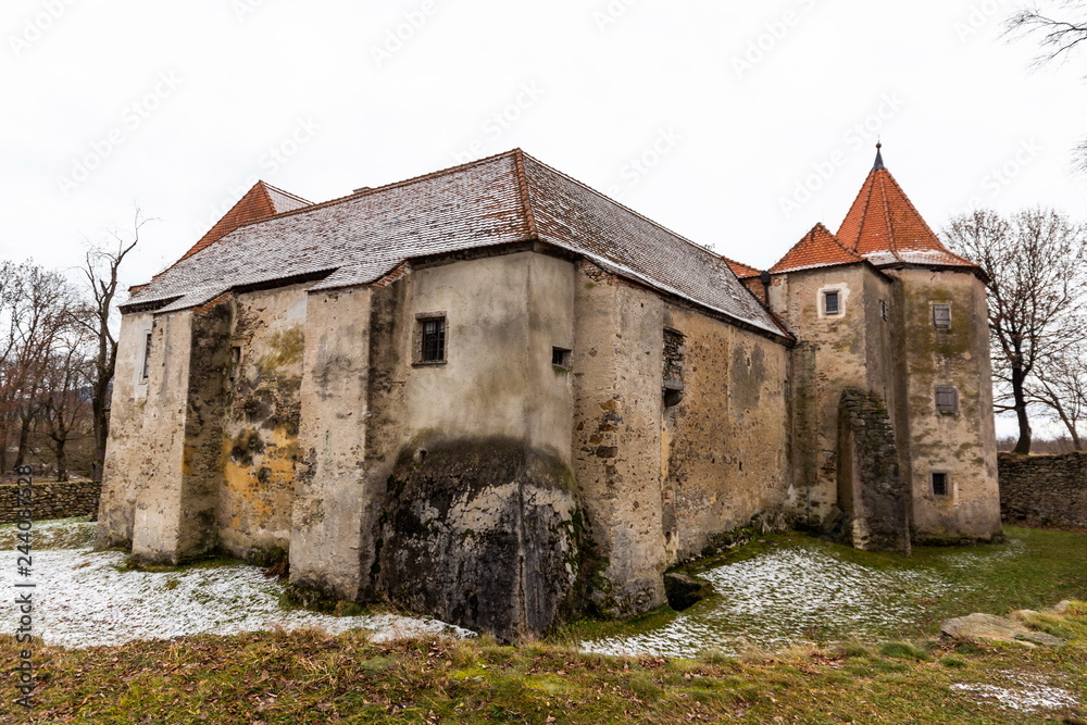 Cuknstejn fortress, South Bohemia, Czech Republic. Cuknstejn fortress, South Bohemia, Czech Republic.