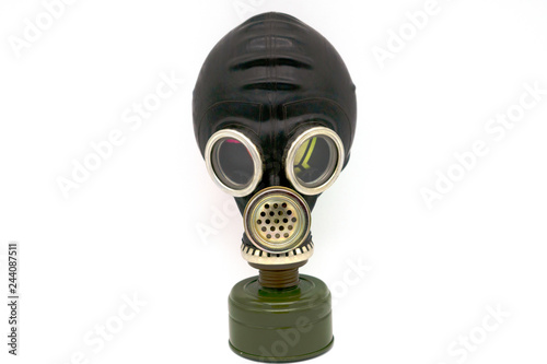 gas mask isolated on white background