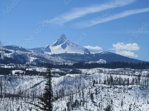 snowy mountain
