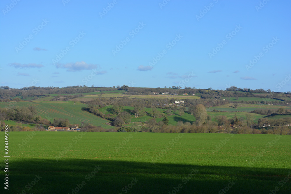 panoramic view of the countryside