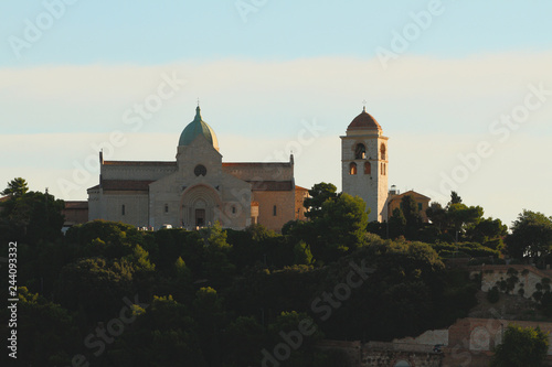 Saint Kiriak cathedral on hill Guasco. Ancona, Italy © photobeginner