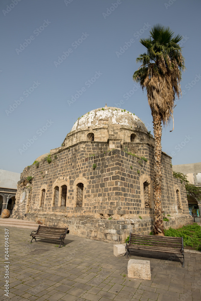 Abandoned mosque in the center of Tiberias in Israel