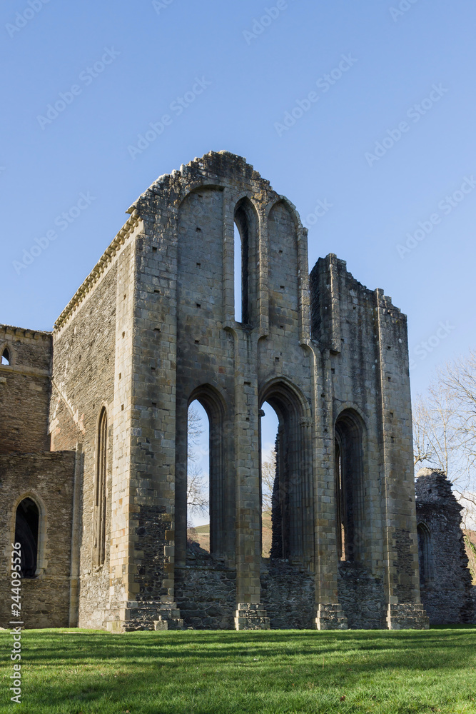 Valle Crucis Abbey a ruined 13th century monastery near Llangollen North Wales Valle Crucis Abbey a ruined 13th century monastery near Llangollen North Wales