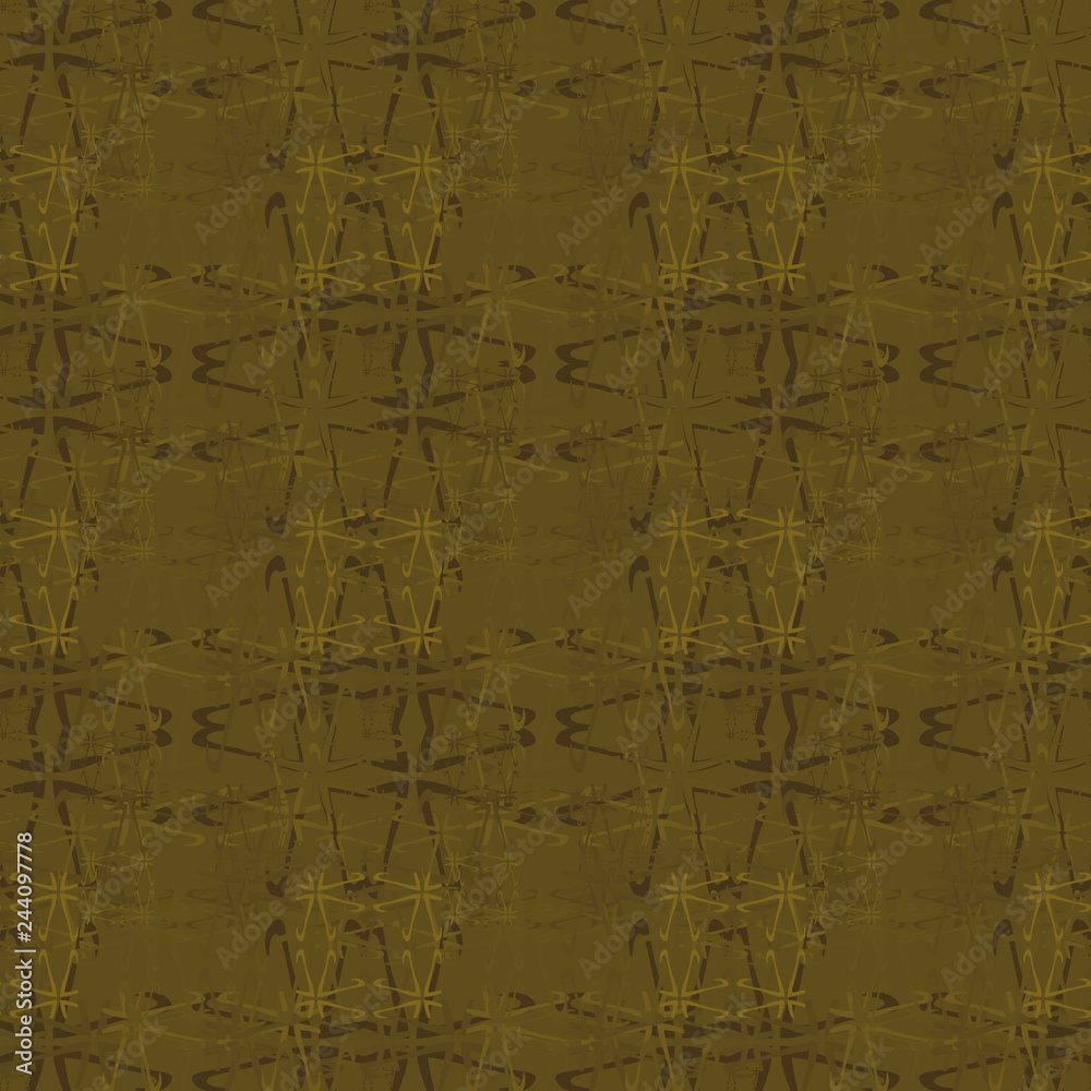 Seamless background pattern with various colored triangles.