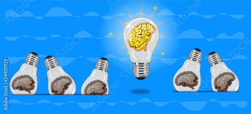 Cerveau créatif et cerveaux éteins