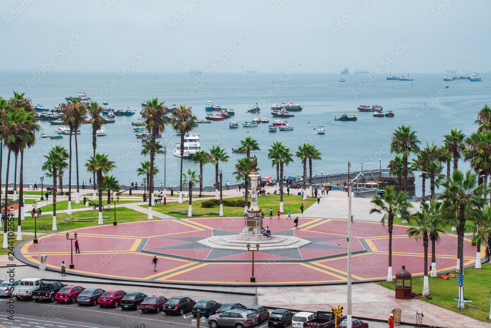 Fototapeta premium Plaza Miguel Grau Callao Lima Peru