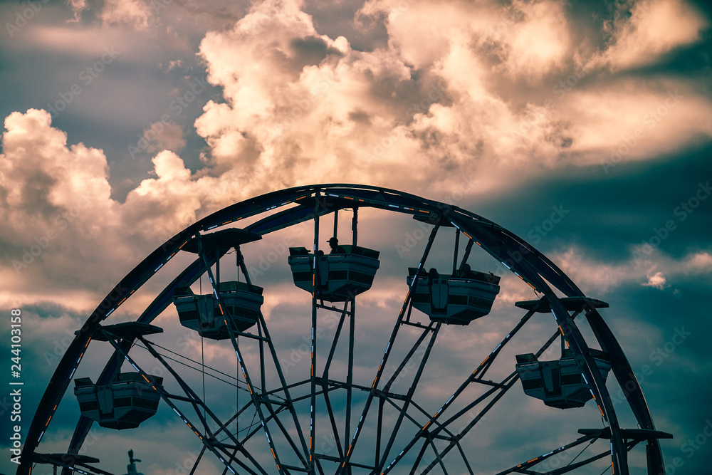 Ferris Wheel at Dusk Ferris Wheel at Dusk