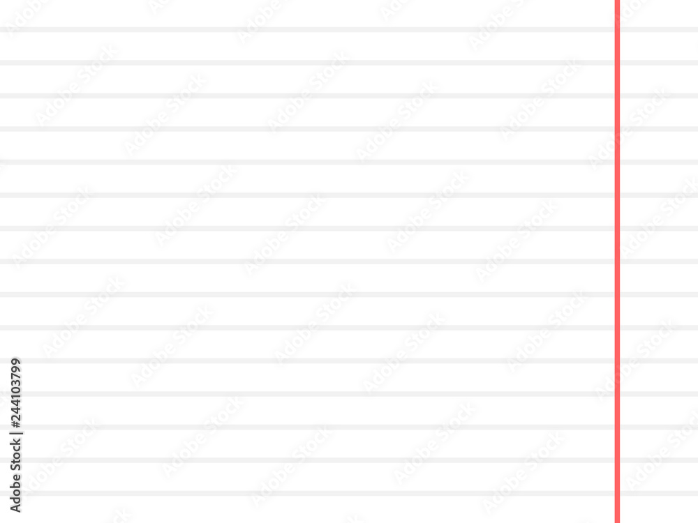 Great concept paper notebook with light gray horizontal lines Great concept paper notebook with light gray horizontal lines