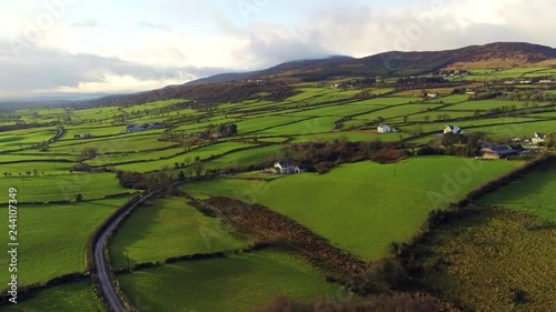 Flying over the Irish Countryside
