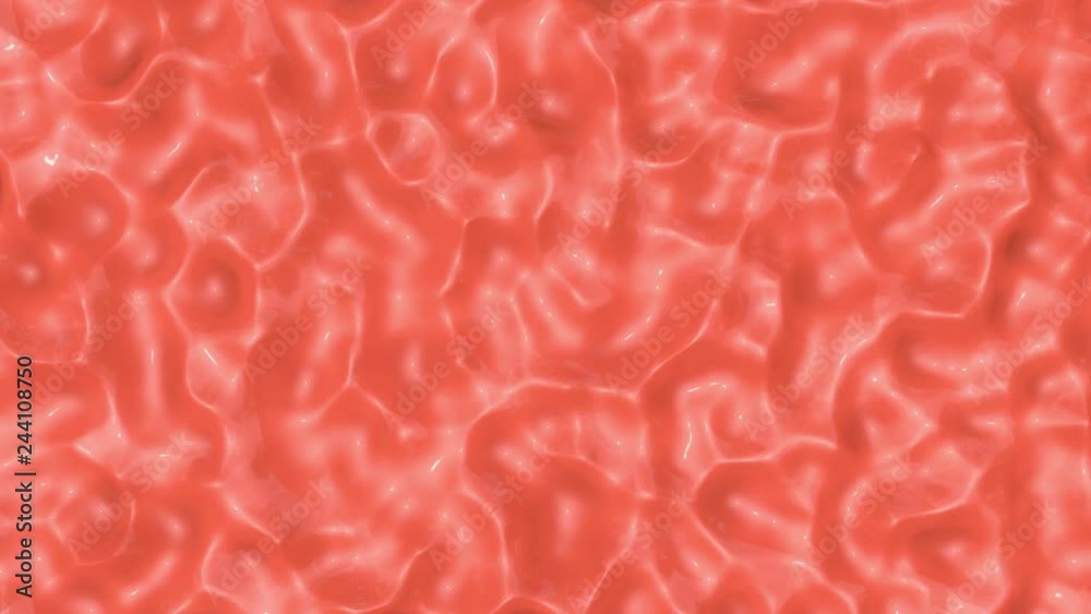 coral wave surface is slowly deformed. abstract animation. 3d rendering coral wave surface is slowly deformed. abstract animation. 3d rendering