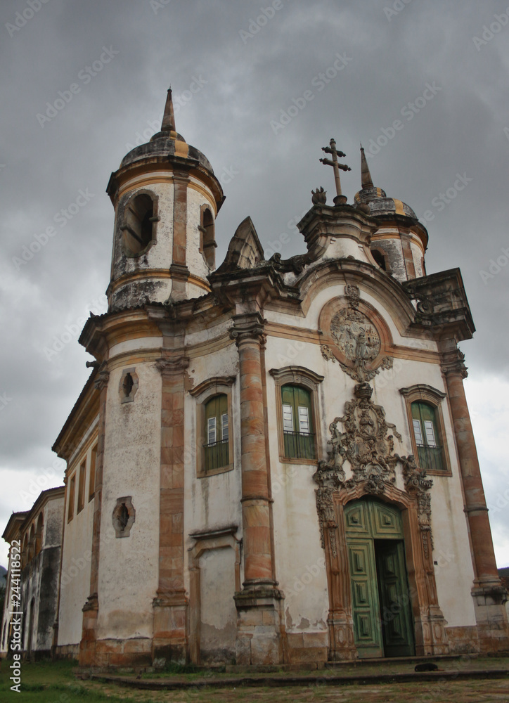 Igreja de Nossa Senhora do Rosário em Ouro Preto MG