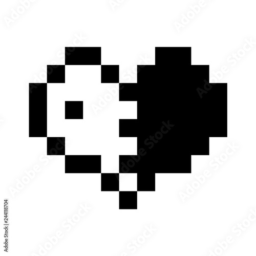 Love icon or Valentine's day sign designed for celebration.