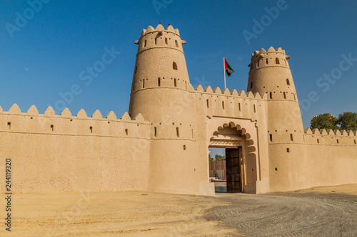 Gate of Al Jahili Fort in Al Ain, United Arab Emirates