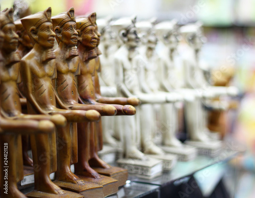 Fotografija Figures of the Egyptian God - Min