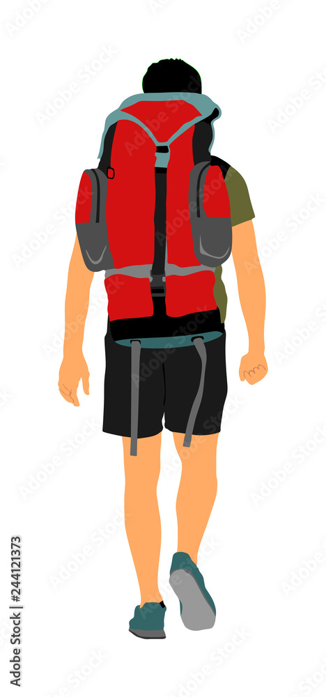 Passenger man with backpack walking to airport vector illustration. Traveler boy with luggage go home, carry baggage. Tourist with heavy bag cargo load waiting taxi to holiday. Refugee migration. Passenger man with backpack walking to airport vector illustration. Traveler boy with luggage go home, carry baggage. Tourist with heavy bag cargo load waiting taxi to holiday. Refugee migration.