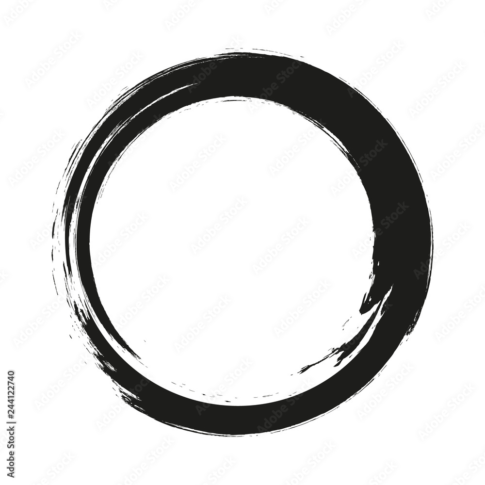 vector brush strokes circles of paint on white background. Ink hand drawn paint brush circle. Logo, label design element vector illustration. Black abstract grunge circle. Frame. vector brush strokes circles of paint on white background. Ink hand drawn paint brush circle. Logo, label design element vector illustration. Black abstract grunge circle. Frame.