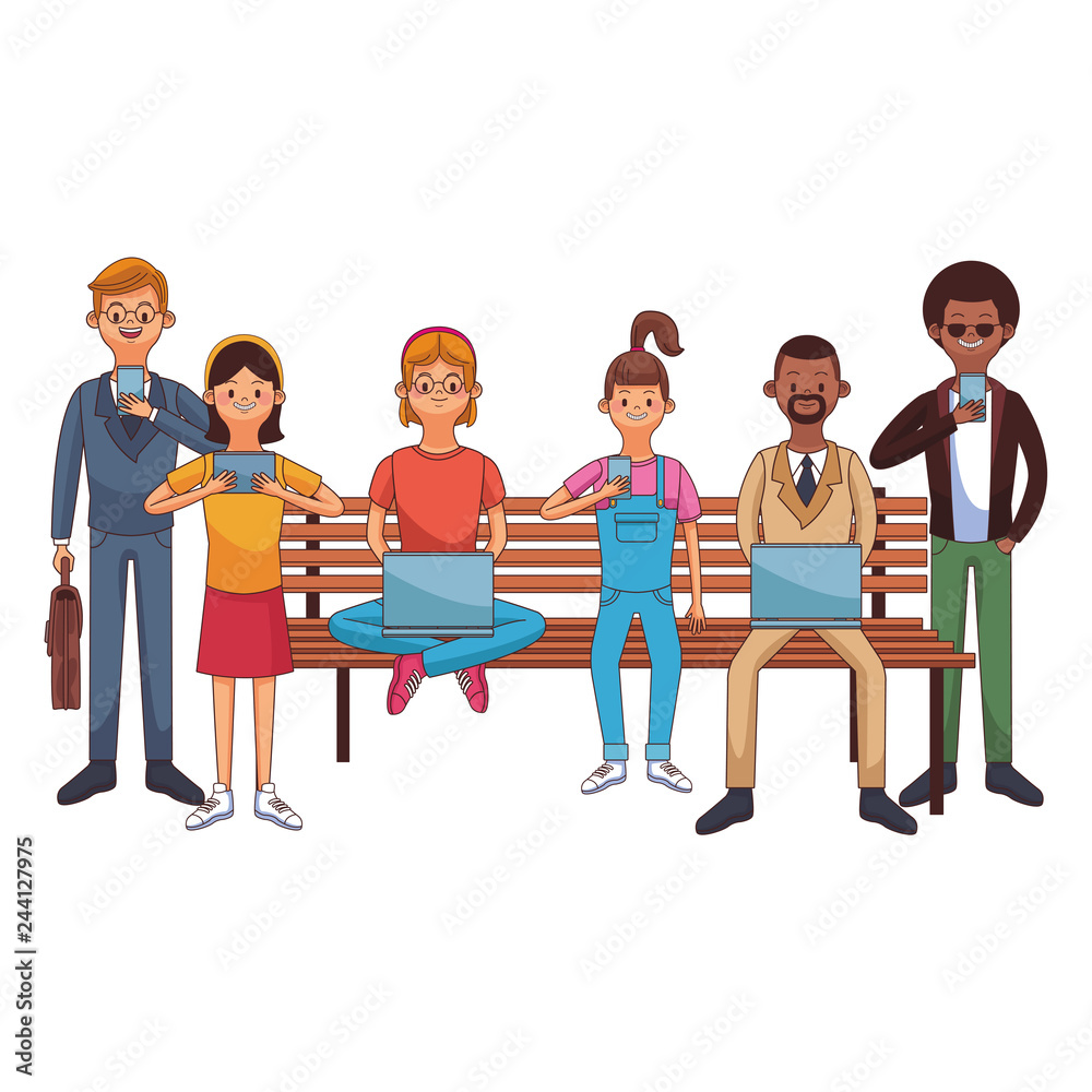 group of friends cartoon group of friends cartoon