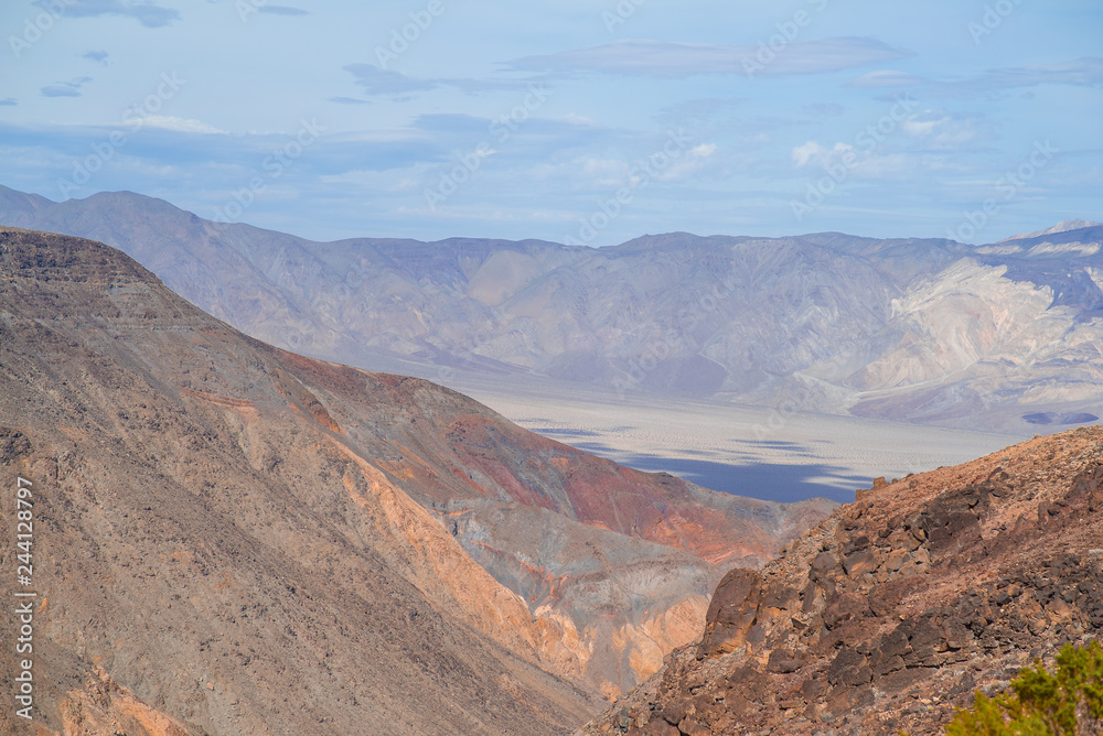 View on valley from red rock canyon