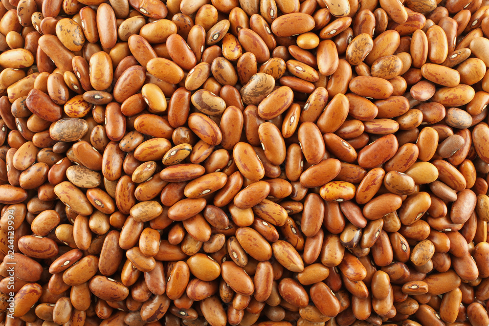 Food background - raw light brown kidney beans Food background - raw light brown kidney beans