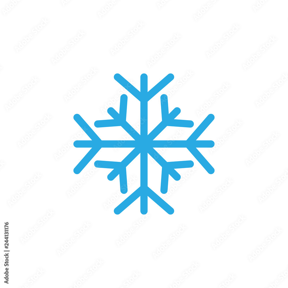 Snowflake icon graphic design template vector Snowflake icon graphic design template vector