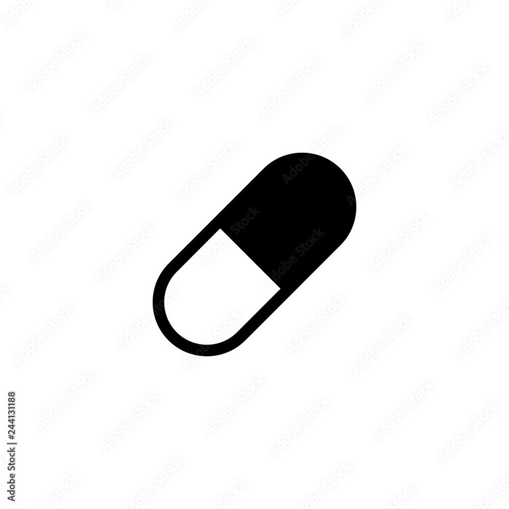 Pill medicine icon graphic design template vector Pill medicine icon graphic design template vector