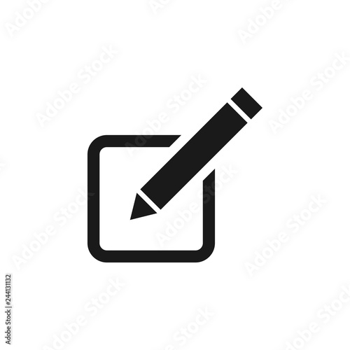 Edit icon graphic design template vector